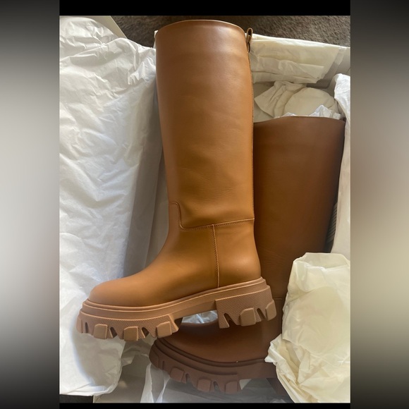 Giaborghini x Pernile Teisbaek 07 leather knee-high boots - Picture 11 of 11